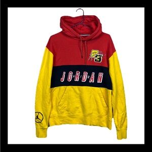 Air Jordan Hoodie Men's Medium Motor Sport DNA #23 Racing Team Nike Color block